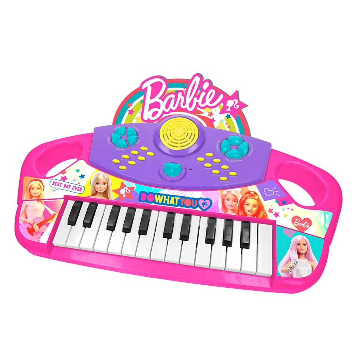 Giocattolo Musicale Barbie Pianoforte Elettrico