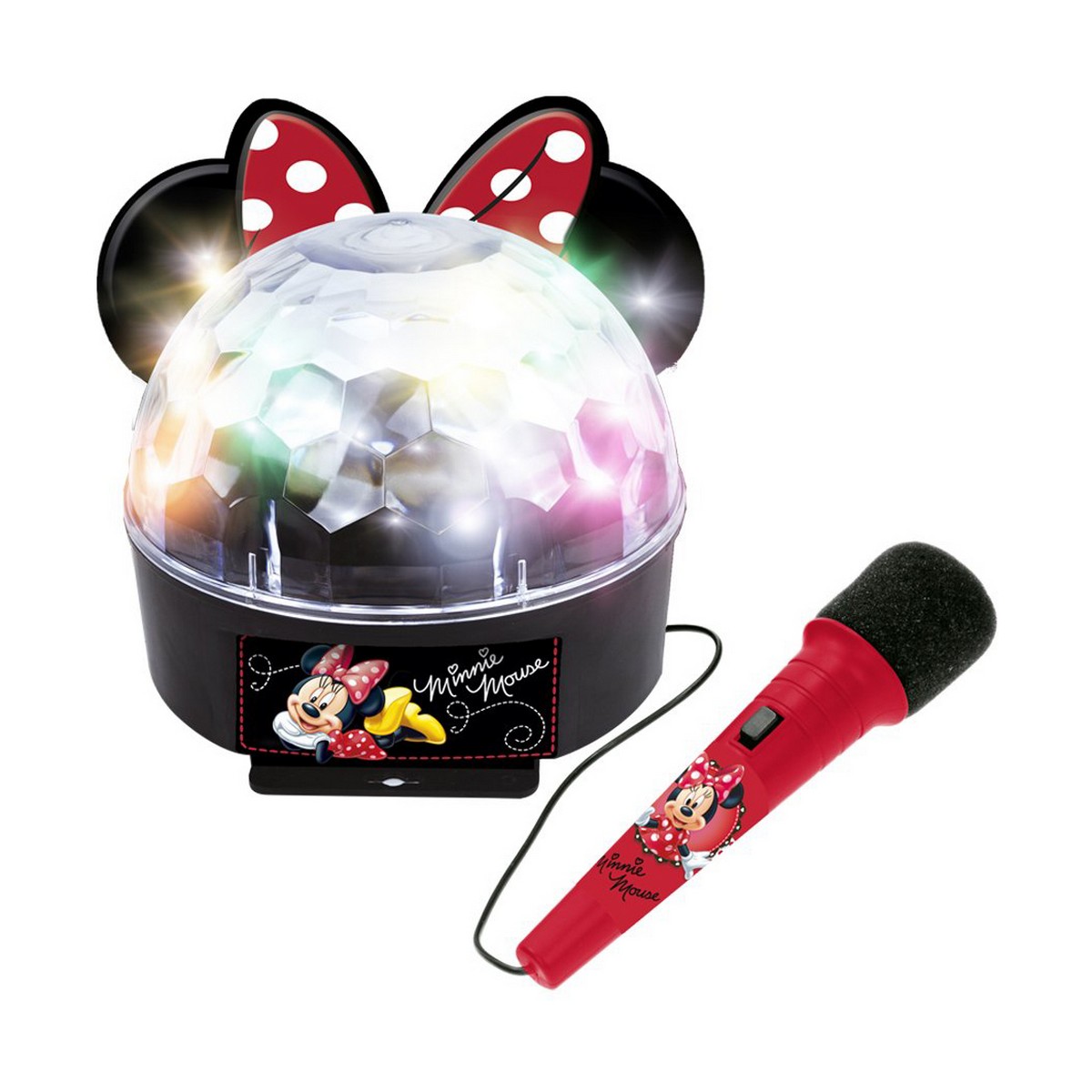 Amplificatore Minnie Mouse   Bluetooth con suono Luci Microfono 19,5 x 16 x 19 cm