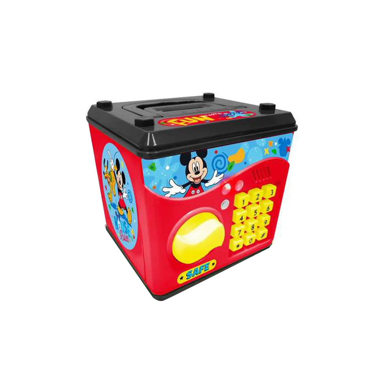 Salvadanaio Mickey Mouse Musicale Mickey Mouse 14 cm Rosso