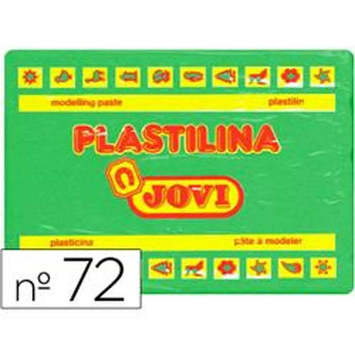Plastilina Jovi 72-10 Verde Chiaro
