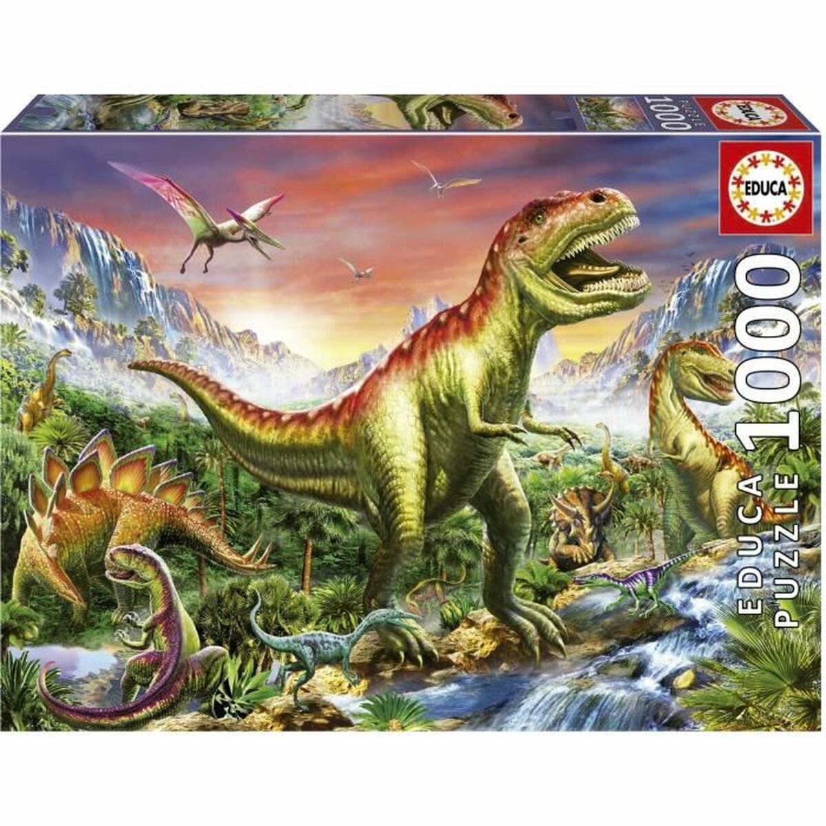 Puzzle Educa 1000 Pezzi Dinosauri