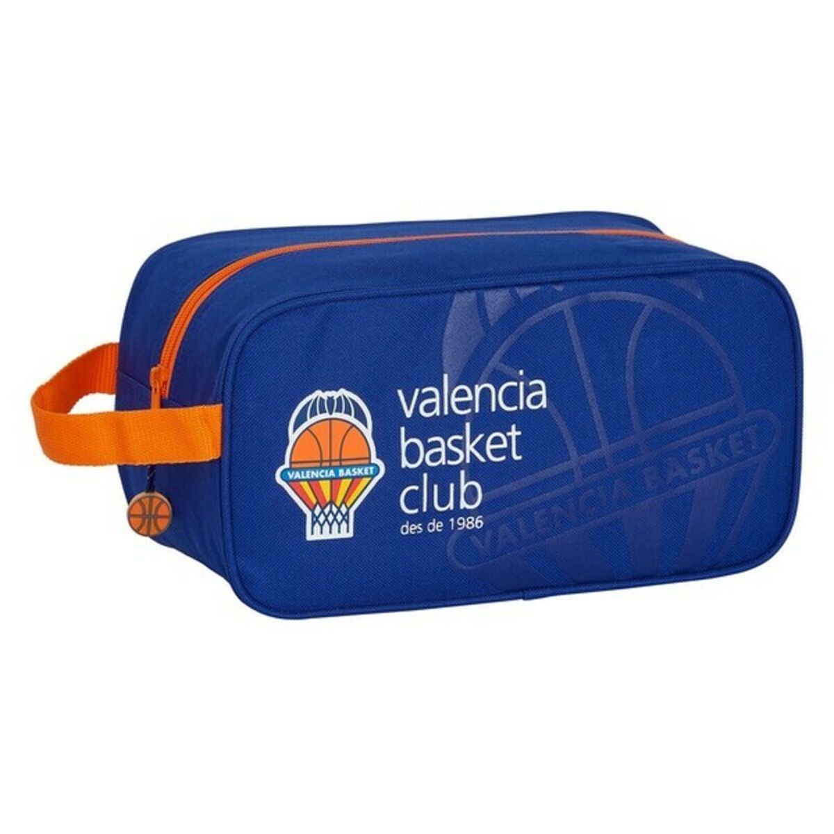 Scarpiera da Viaggio Valencia Basket Azzurro Arancio (29 x 15 x 14 cm)