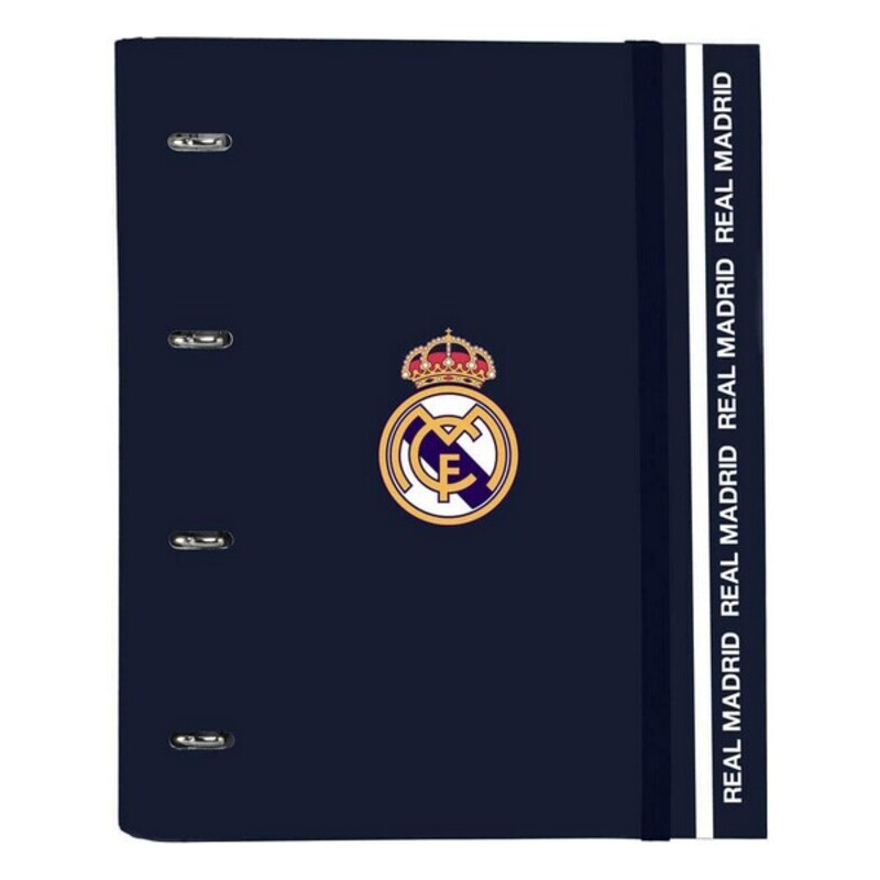 Raccoglitore ad anelli Real Madrid C.F. 512034666 Blu Marino (27 x 32 x 3.5 cm)