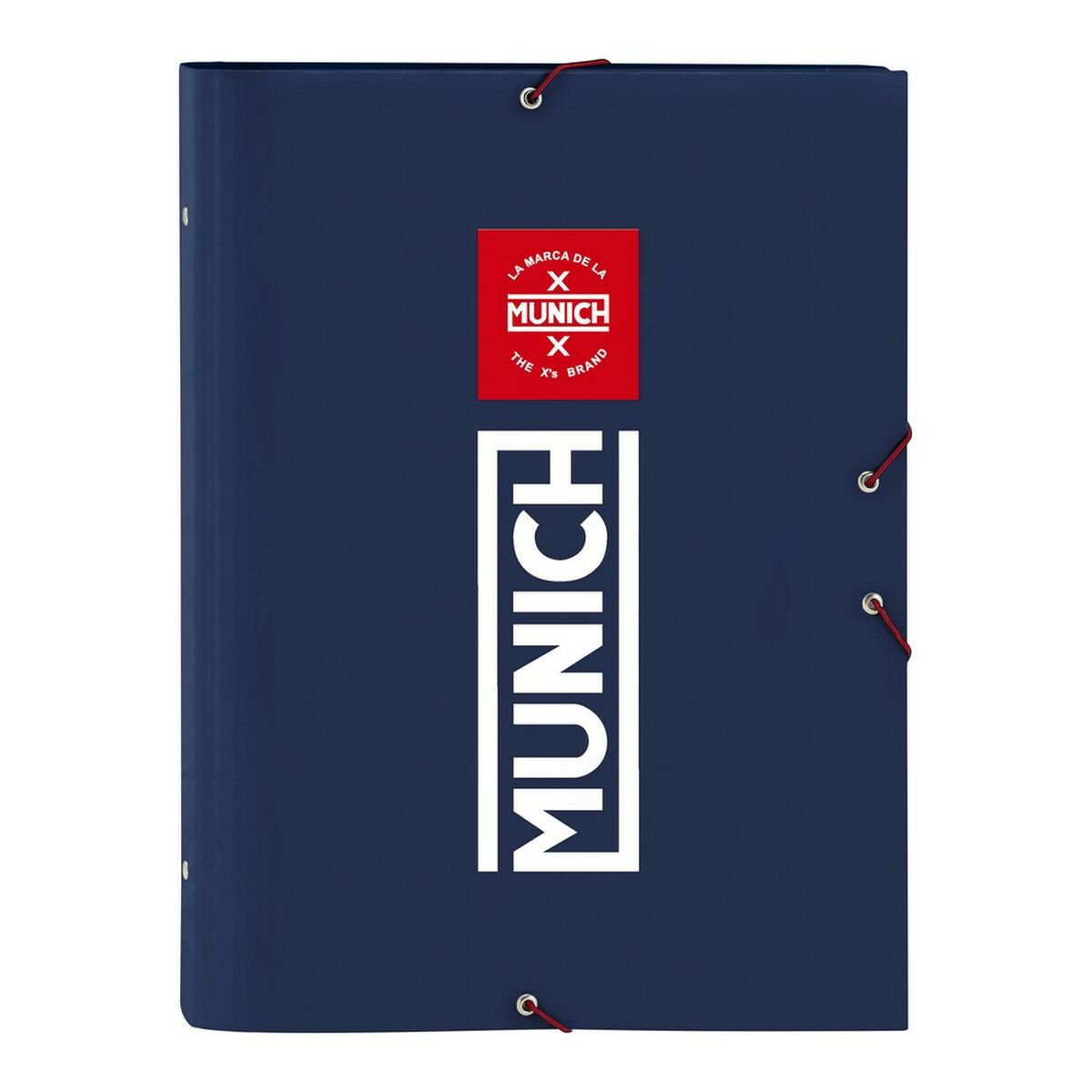 Classificatore Documenti Munich Storm Blu Marino A4 (26 x 33.5 x 4 cm)