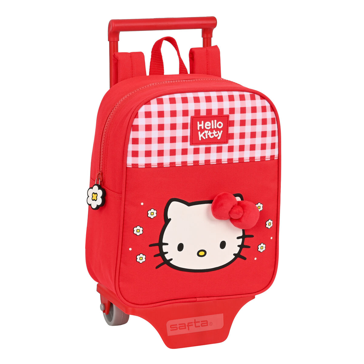 Trolley per la Scuola Hello Kitty Spring Rosso (22 x 27 x 10 cm)