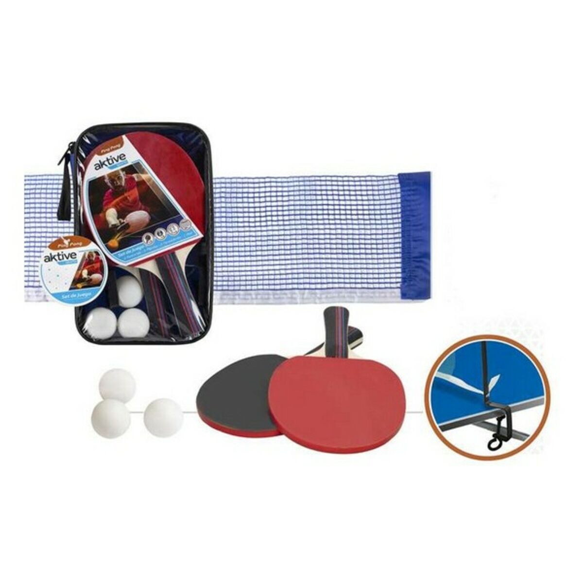 Set da Ping Pong Aktive Sports Aktive (6 pcs)