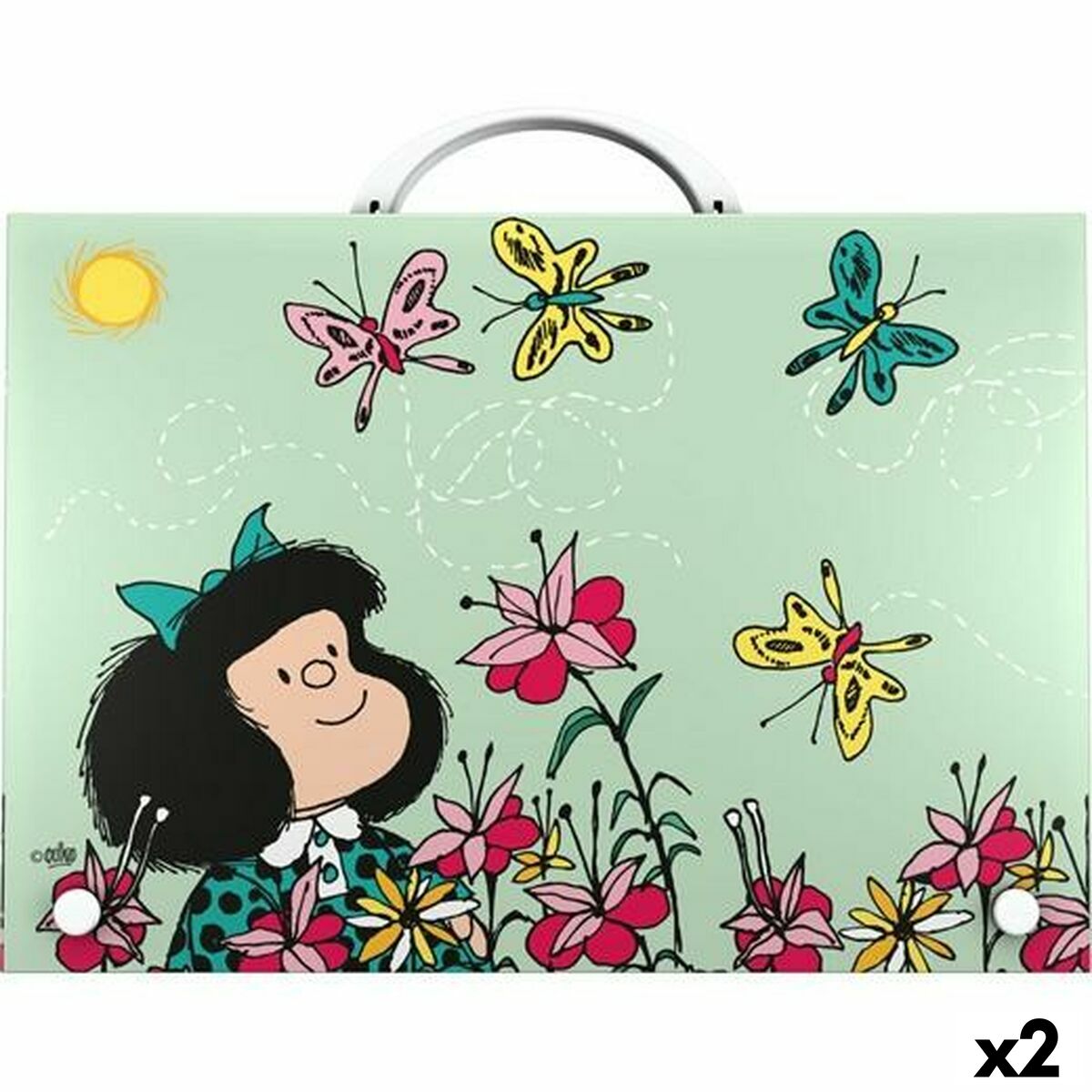 Portadocumenti Grafoplas Mafalda Spring Multicolore A4 (2 Unità)