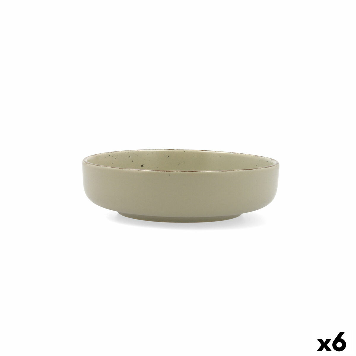 Piatto Fondo Quid Duna Verde Ceramica 18,5 x 5,3 cm (6 Unità)