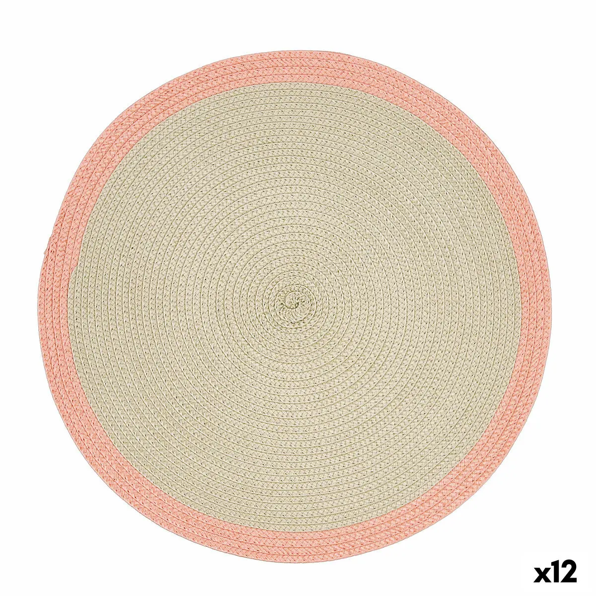 Tovaglietta Singola Quid Kaleido Rosa Plastica 38 cm (12 Unità)