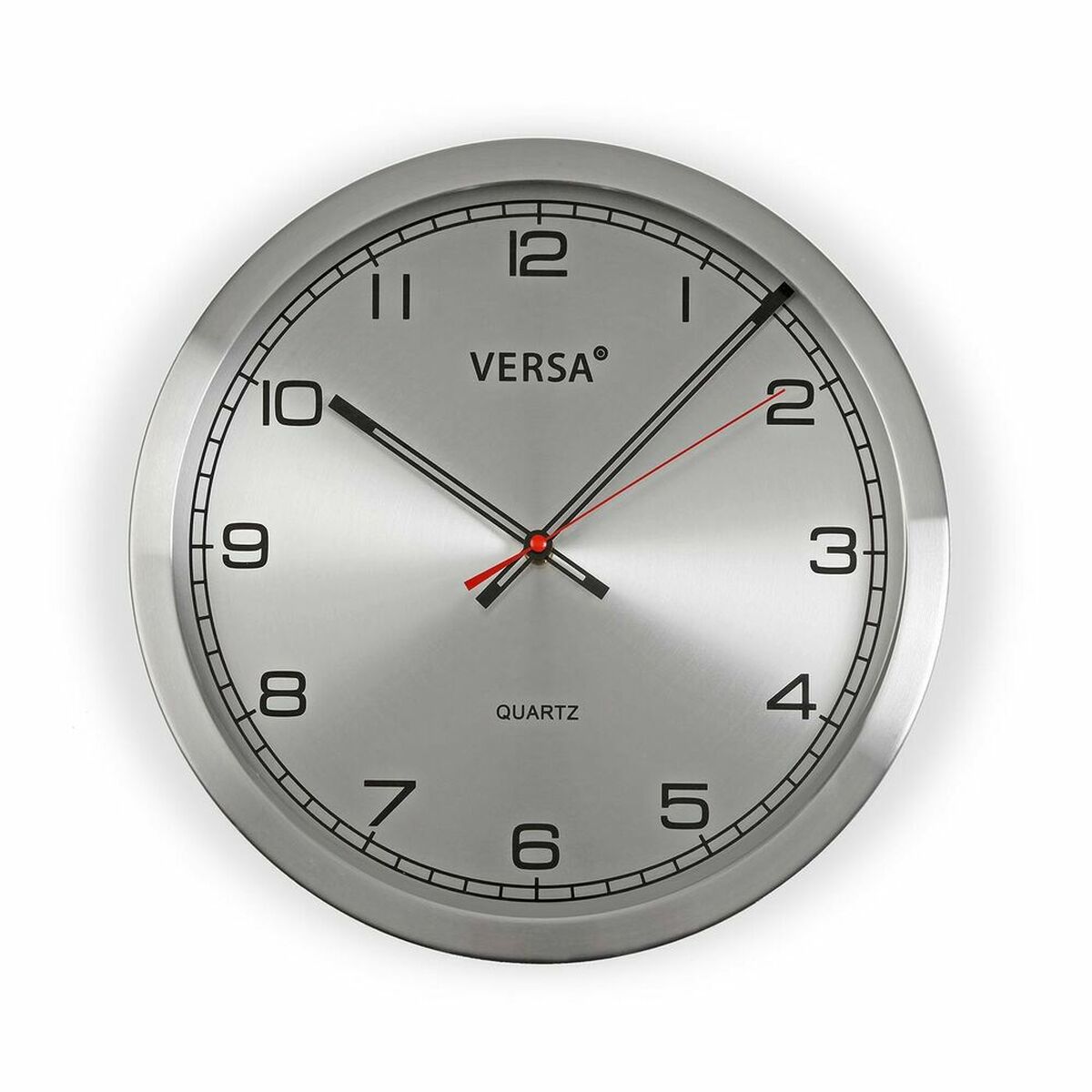 Orologio da Parete Versa Alluminio (4,1 x 25 x 25 cm)