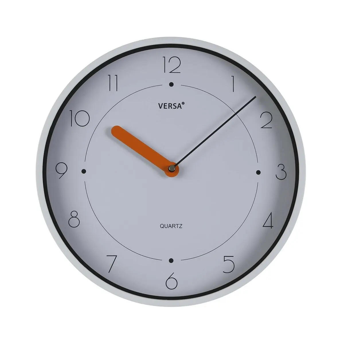 Orologio da Parete Versa Bianco Plastica Quarzo 4 x 30 x 30 cm