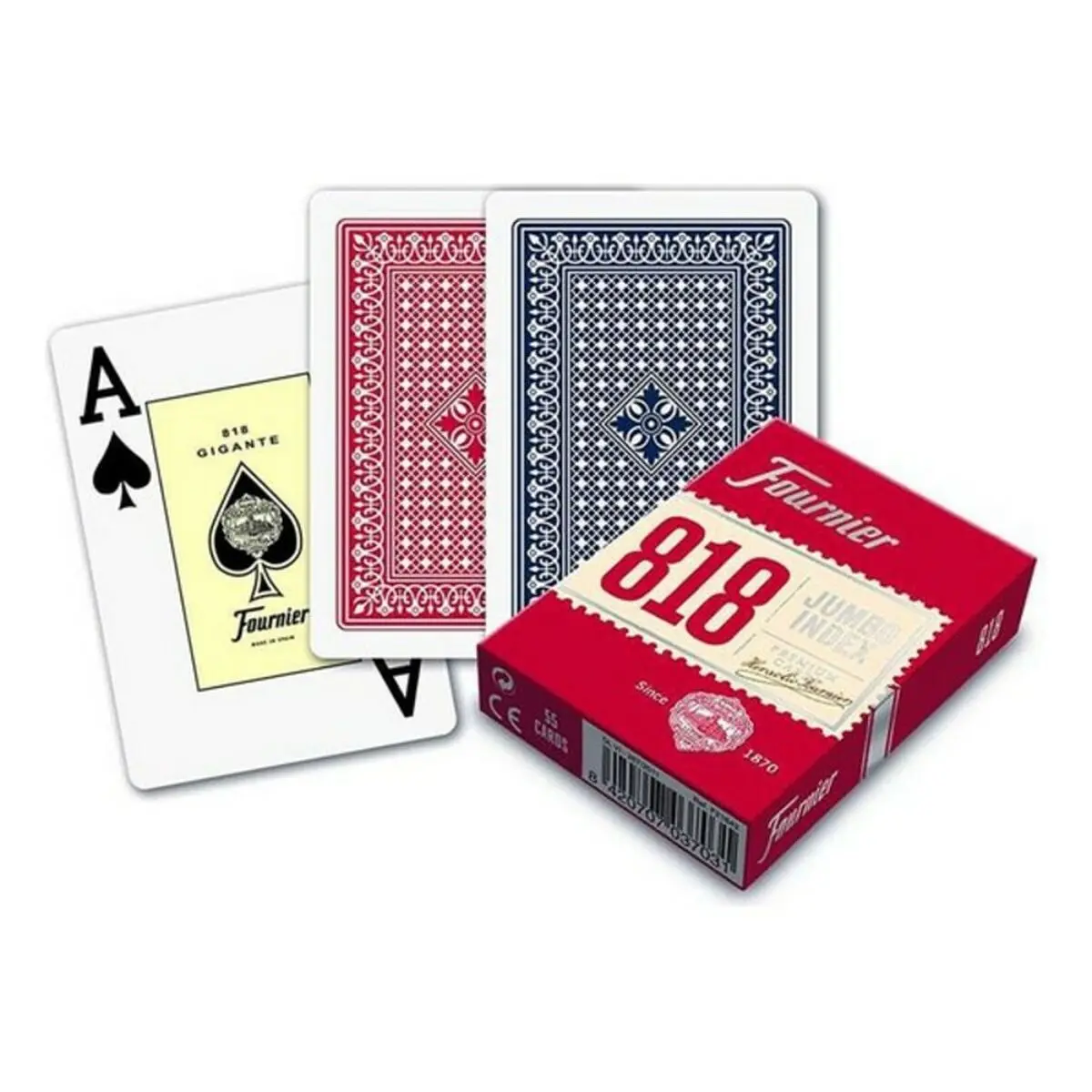 Carte da Gioco da Poker (55 Carte) Fournier 10023377 Nº 818