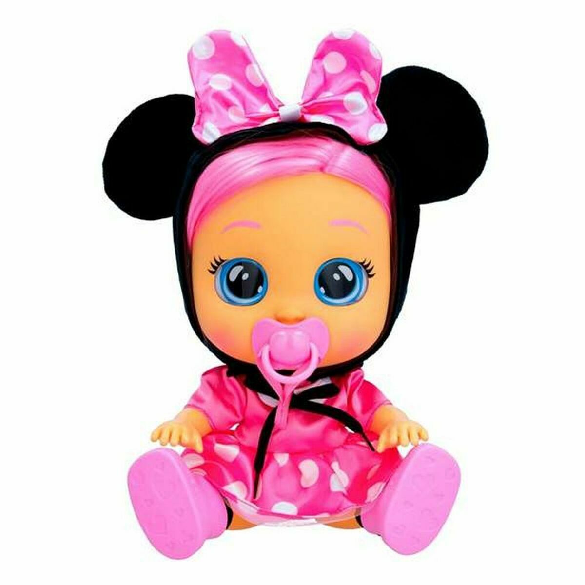 Bambolotto Neonato IMC Toys Cry Baby Dressy Minnie 30 cm