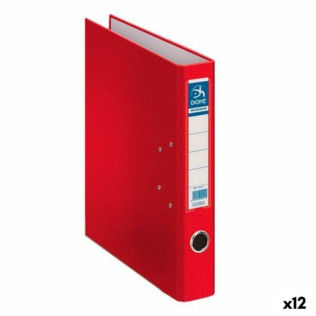 Classificatore a Leva DOHE A4 Rosso 12 Unità (28,5 x 32 x 45 cm)