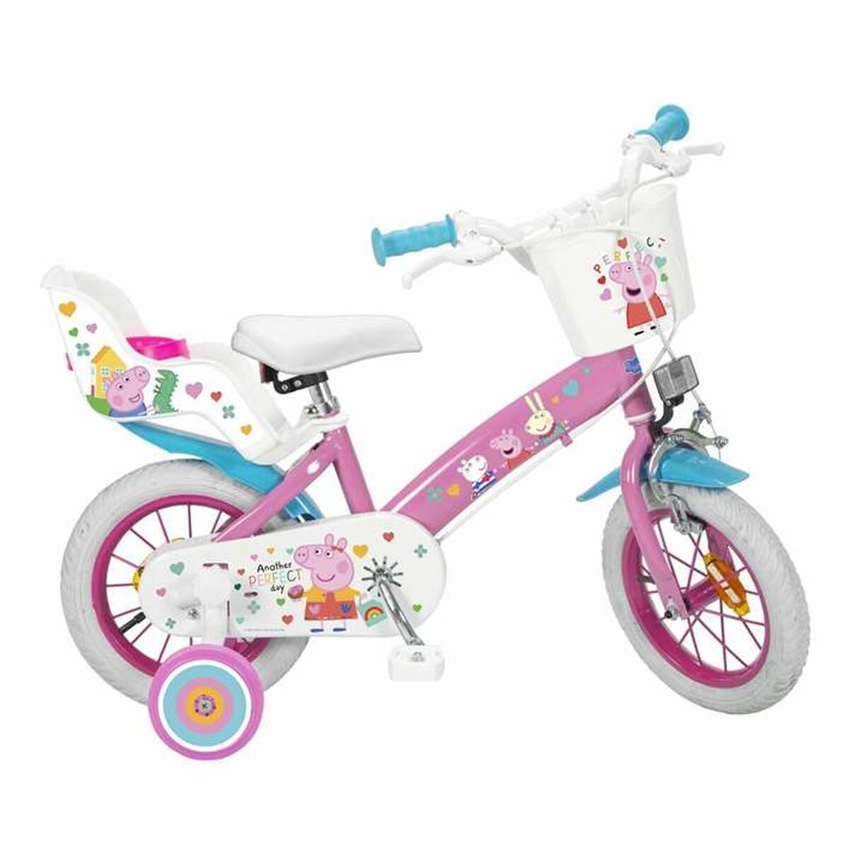 Bicicletta per Bambini Peppa Pig   12" Rosa