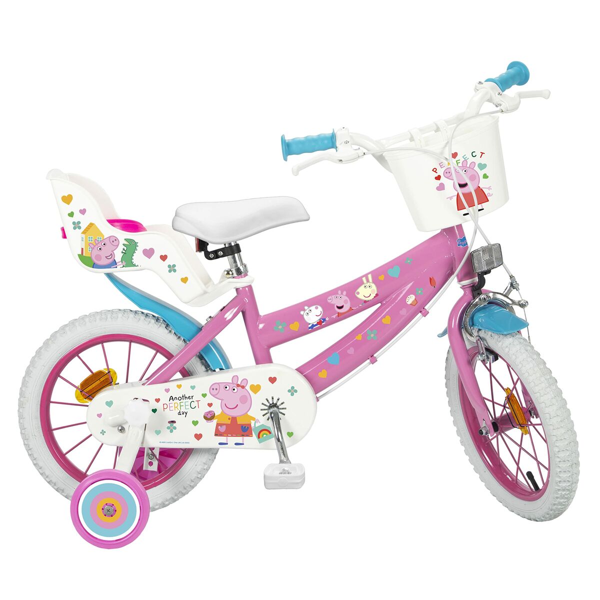 Bicicletta per Bambini Peppa Pig   14" Rosa