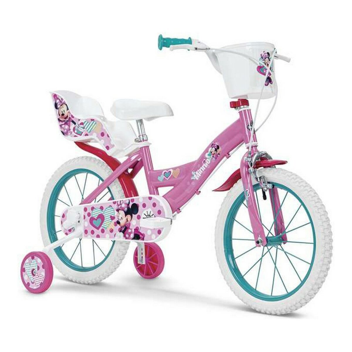 Bicicletta per Bambini Minnie Mouse 16" 5-8 Anni