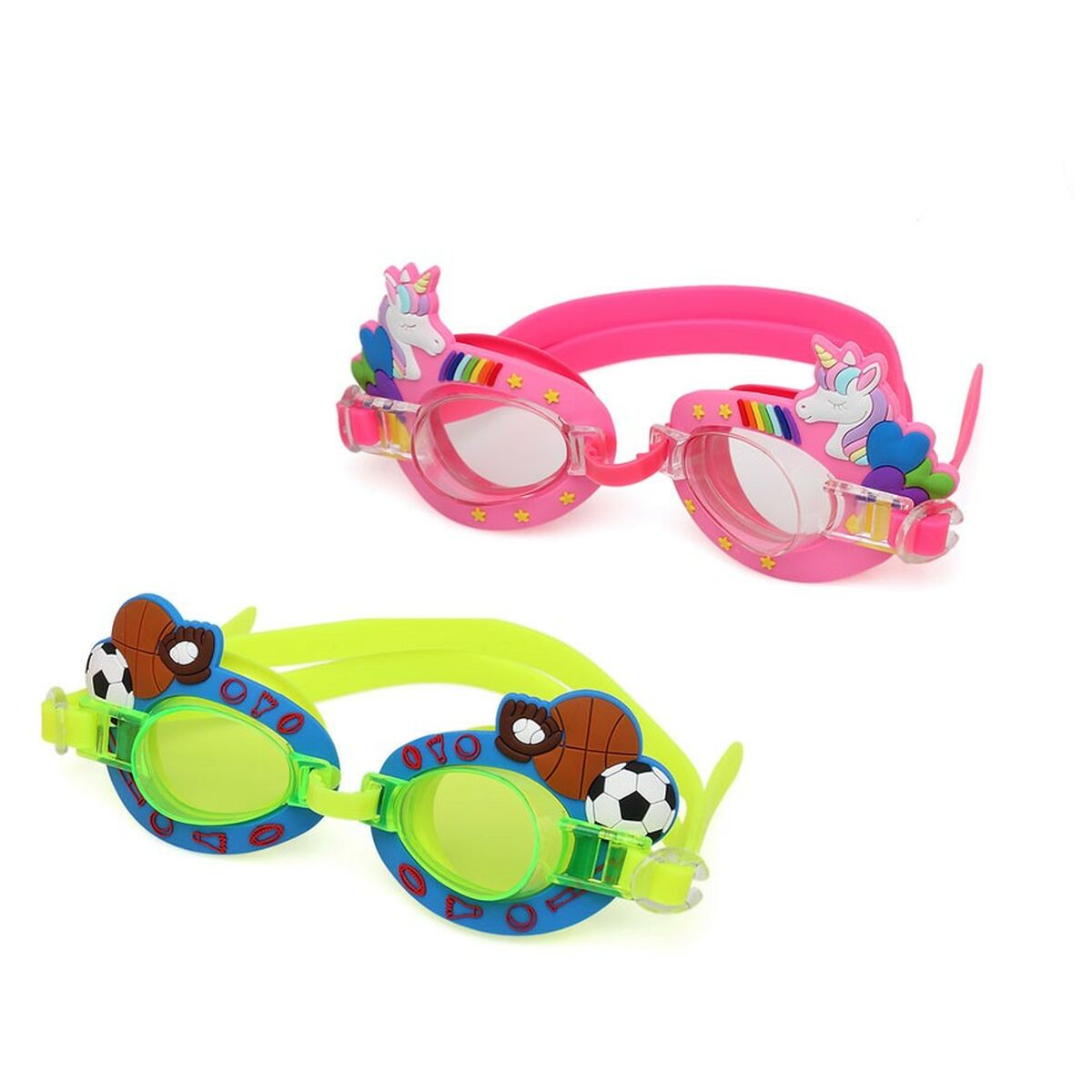 Occhialini da Nuoto per Bambini Multicolore