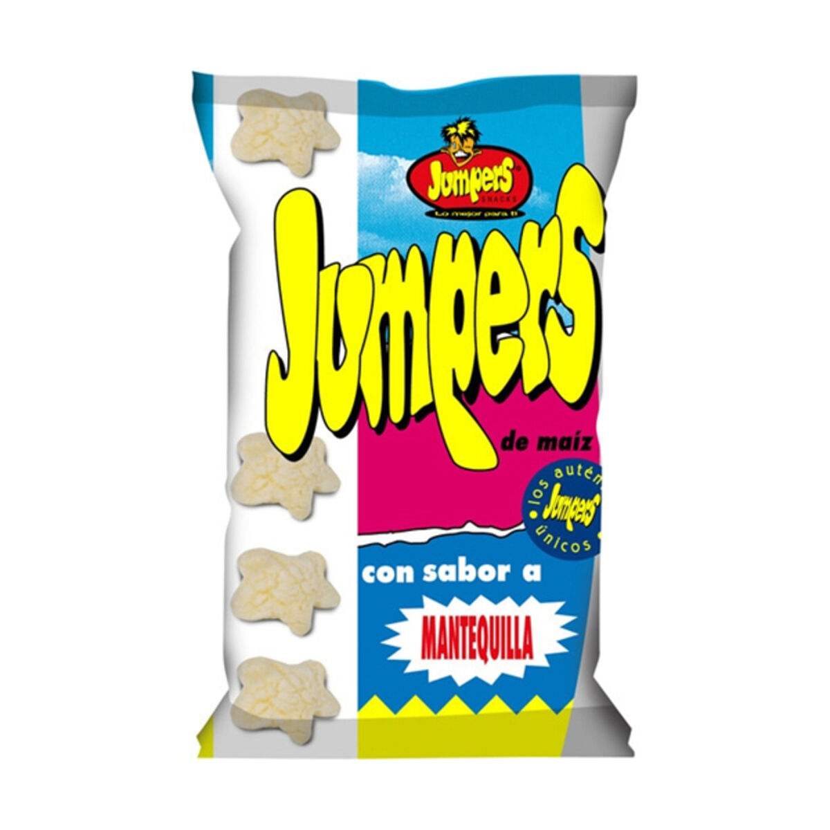 Snacks Jumpers Estrellas Grana di mais Burro (100 g)