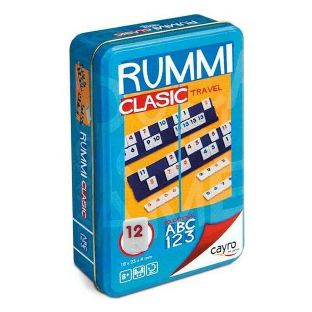 Gioco da Tavolo Rummi Classic Travel Cayro 150-755 11,5 x 19,5 cm
