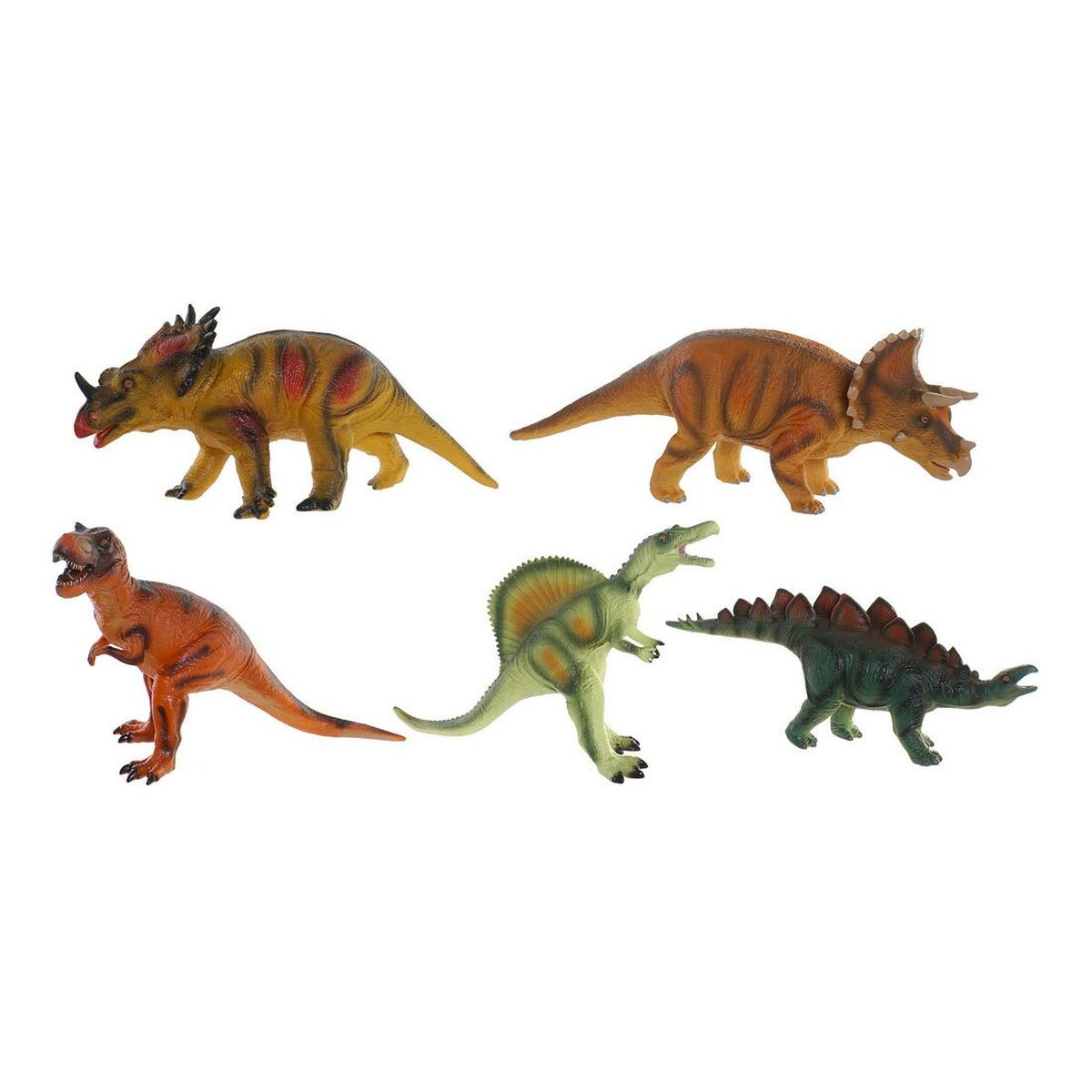 Dinosauro DKD Home Decor Morbido Per bambini (6 Pezzi)