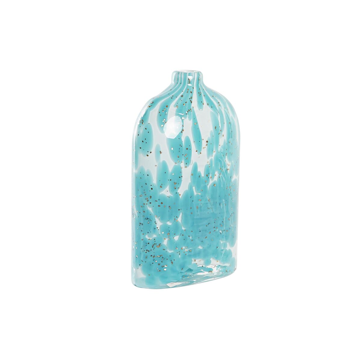 Vaso DKD Home Decor Azzurro Cristallo Mediterraneo 12 x 7,5 x 21,5 cm
