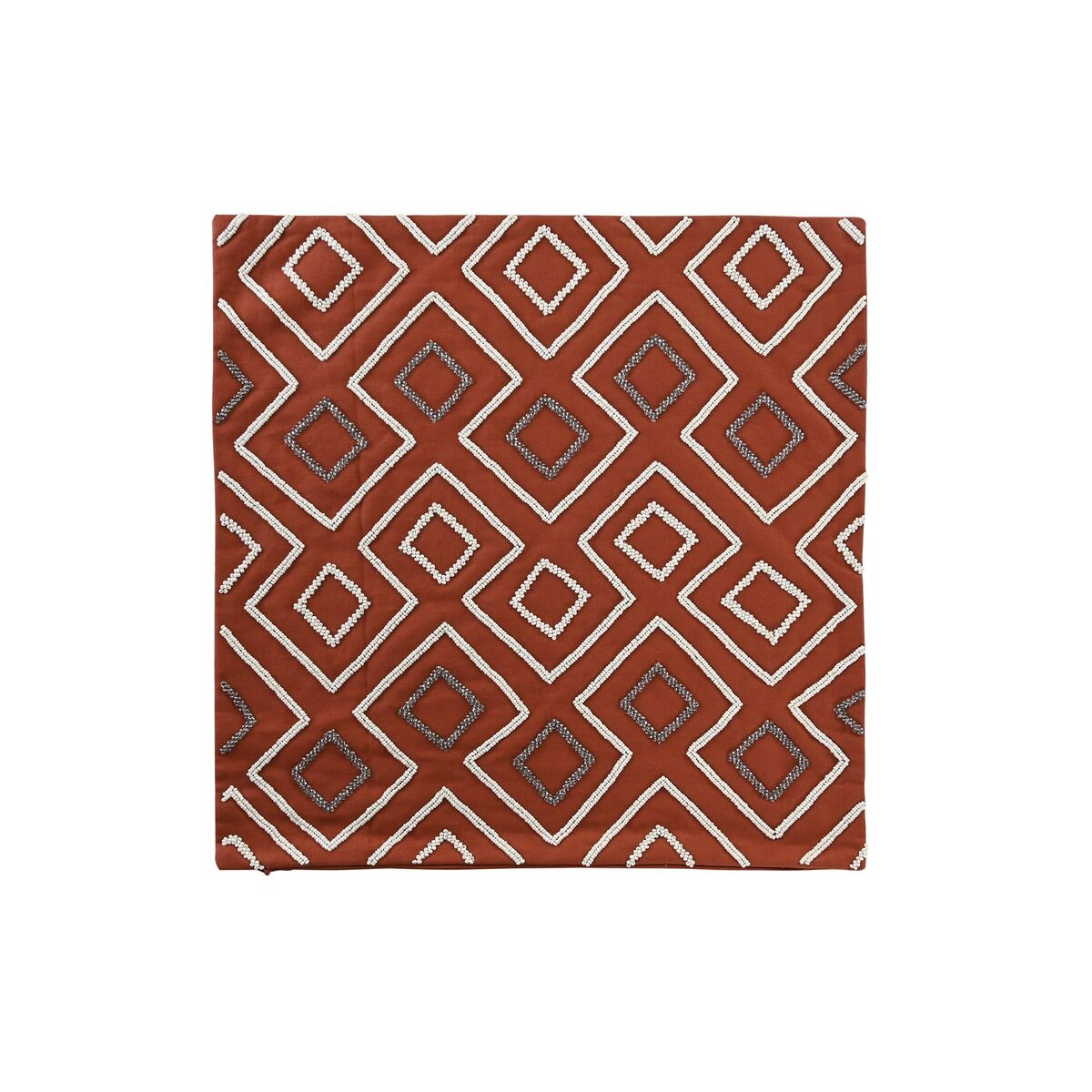 Fodera per cuscino DKD Home Decor Terracotta Geometrico 50 x 1 x 50 cm