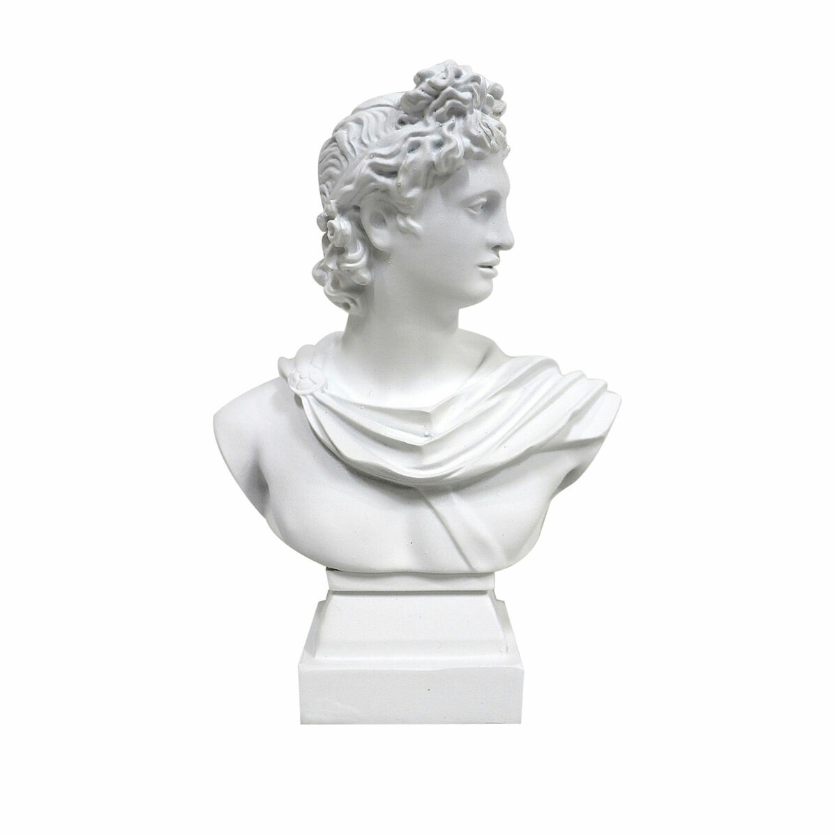 Statua Decorativa DKD Home Decor Apollo Bianco Neoclassico 13,7 x 7,5 x 19,5 cm