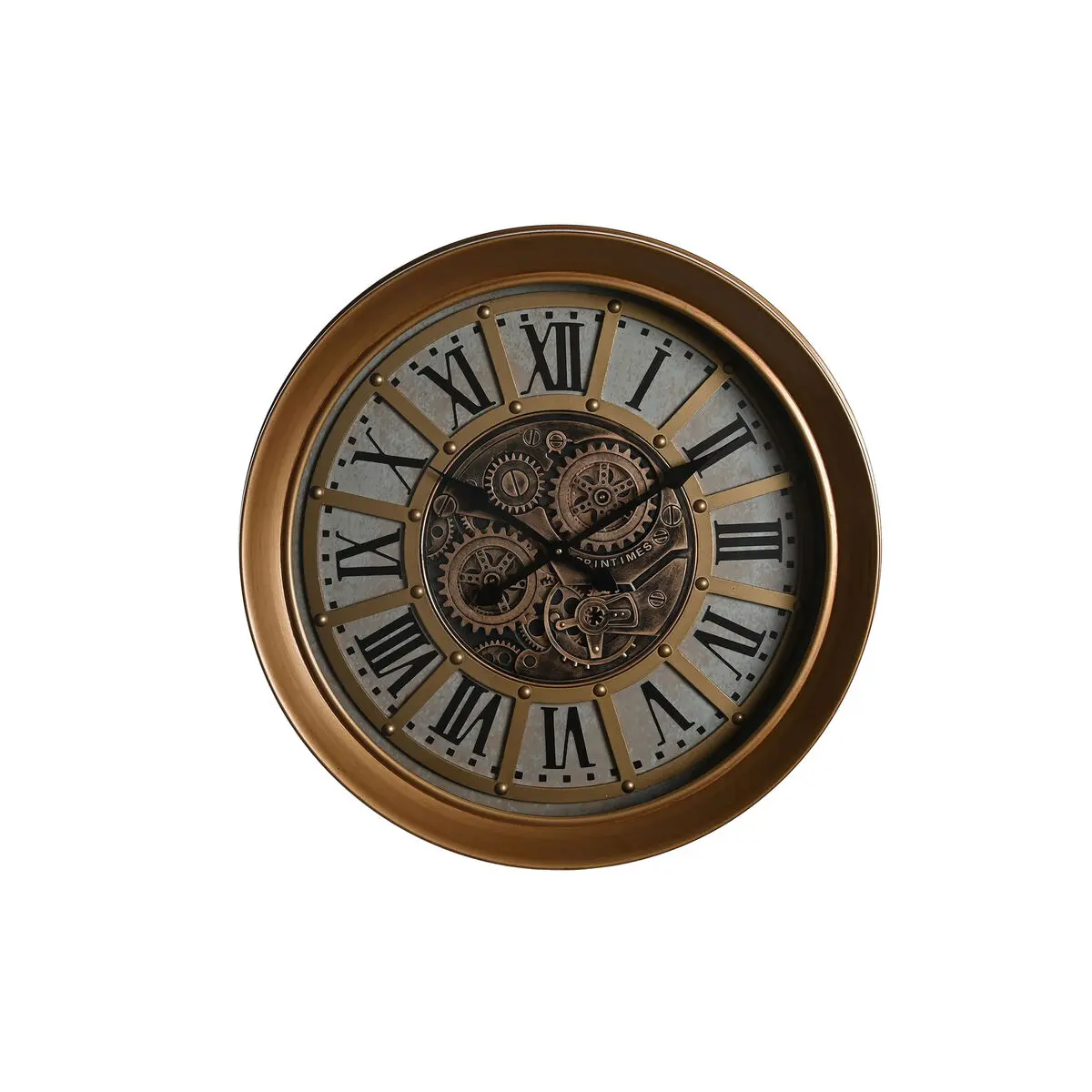 Orologio da Parete DKD Home Decor Dorato Cristallo Ferro 65 x 13 x 65 cm