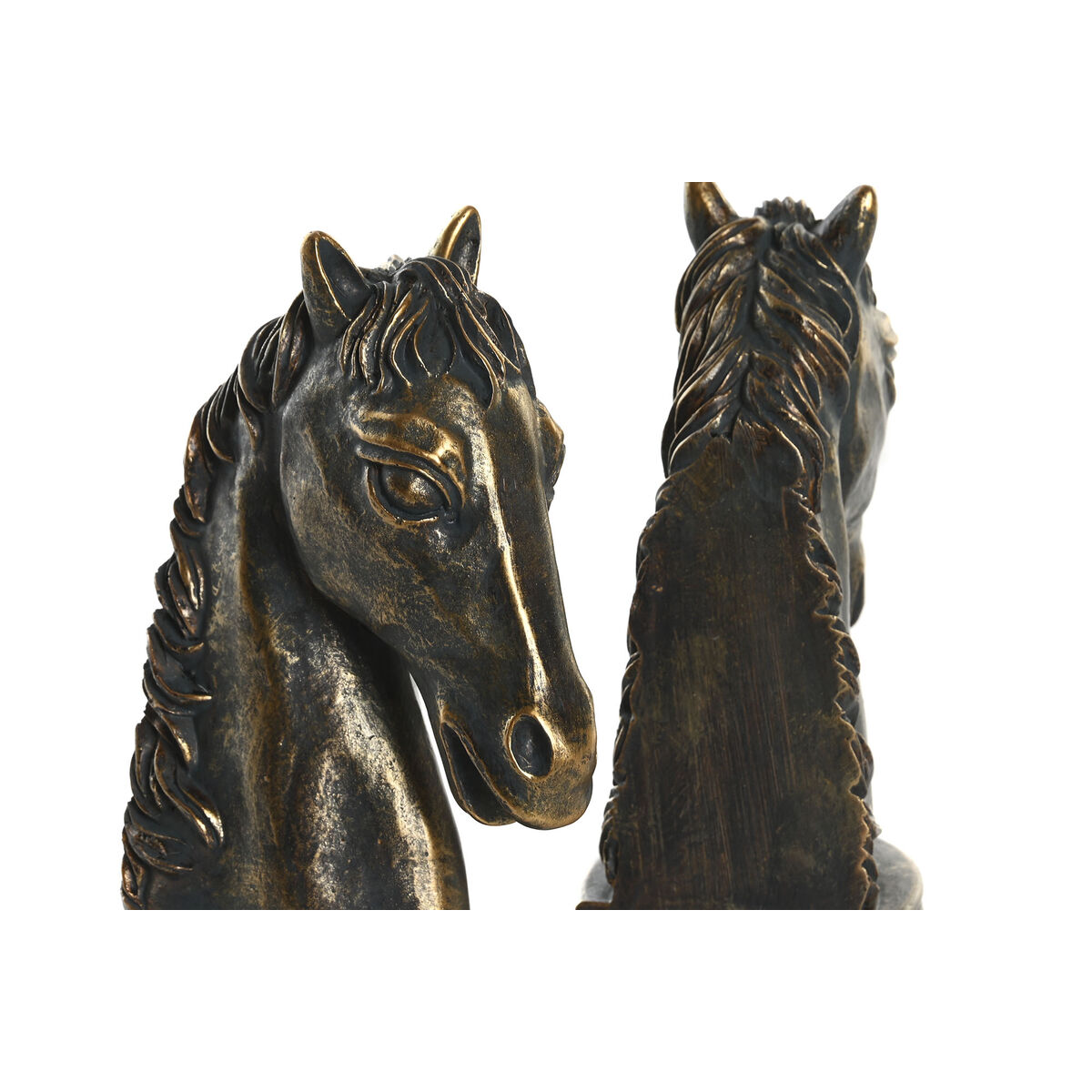 Fermalibri DKD Home Decor 23 x 9 x 19 cm Cavallo Resina