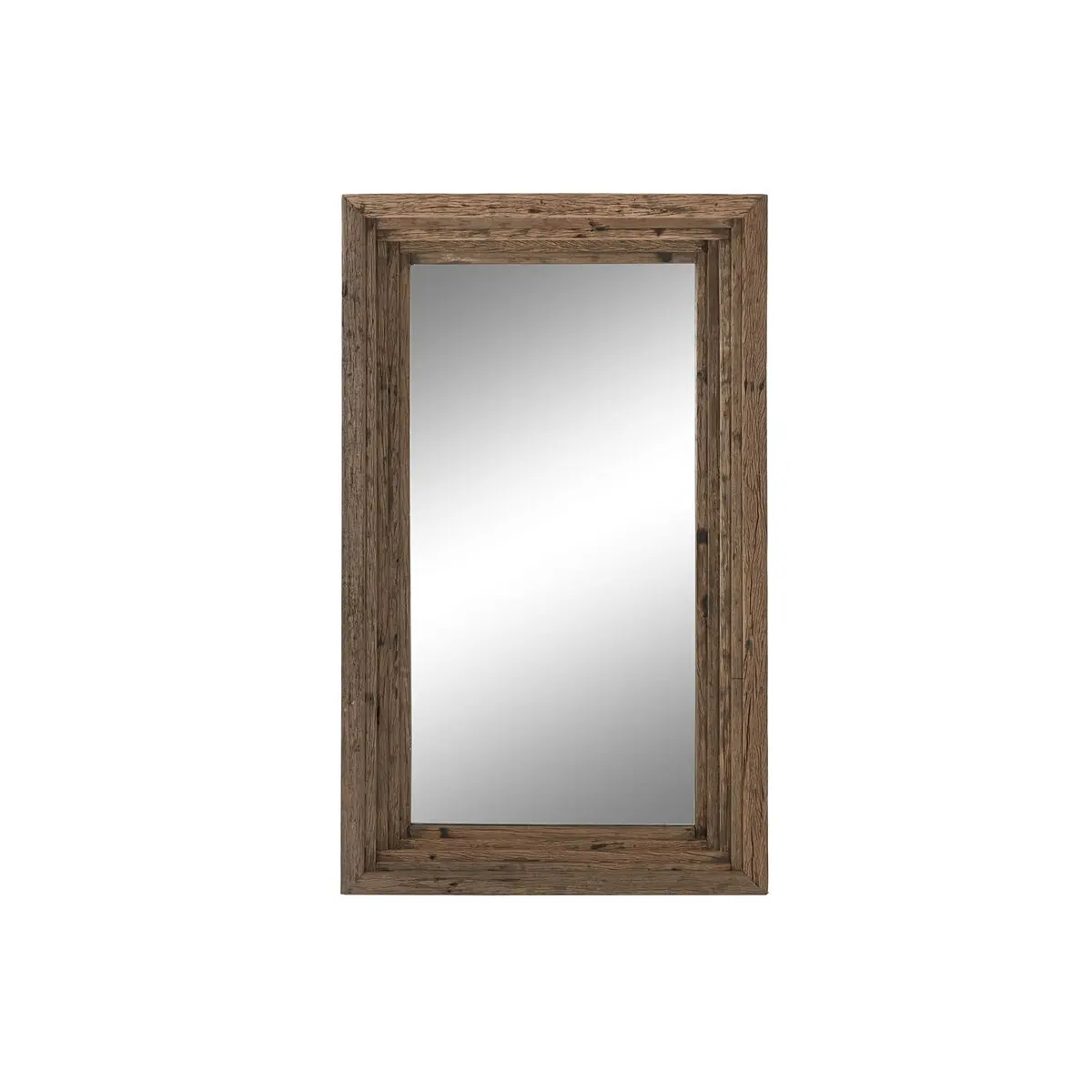 Specchio da parete Home ESPRIT Marrone Legno Riciclato 89 x 10 x 149 cm