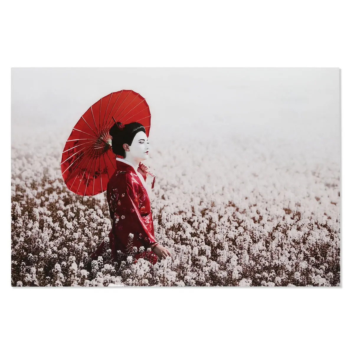 Quadro Home ESPRIT Stampato Geisha 150 x 0,04 x 100 cm