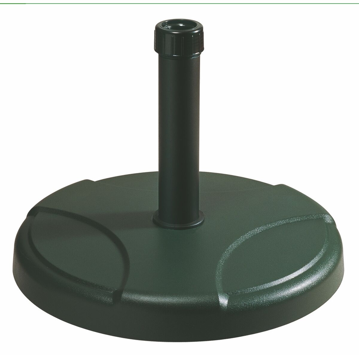 Base per Ombrellone 48 x 48 x 6,5 cm Cemento Verde scuro