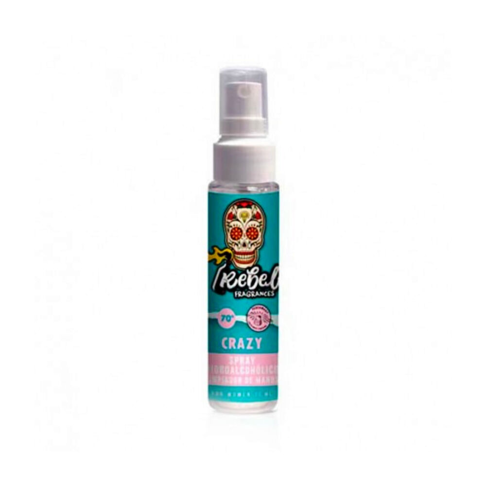Lozione Igienizzante per Mani Rebel Crazy Spray (75 ml)