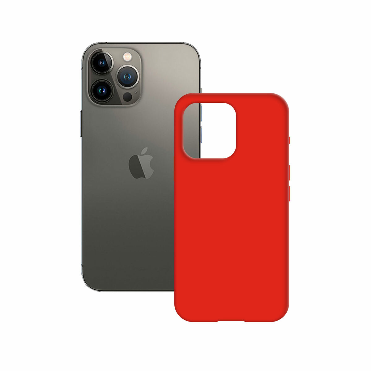 Custodia per Cellulare KSIX iPhone 14 Pro Max Rosso