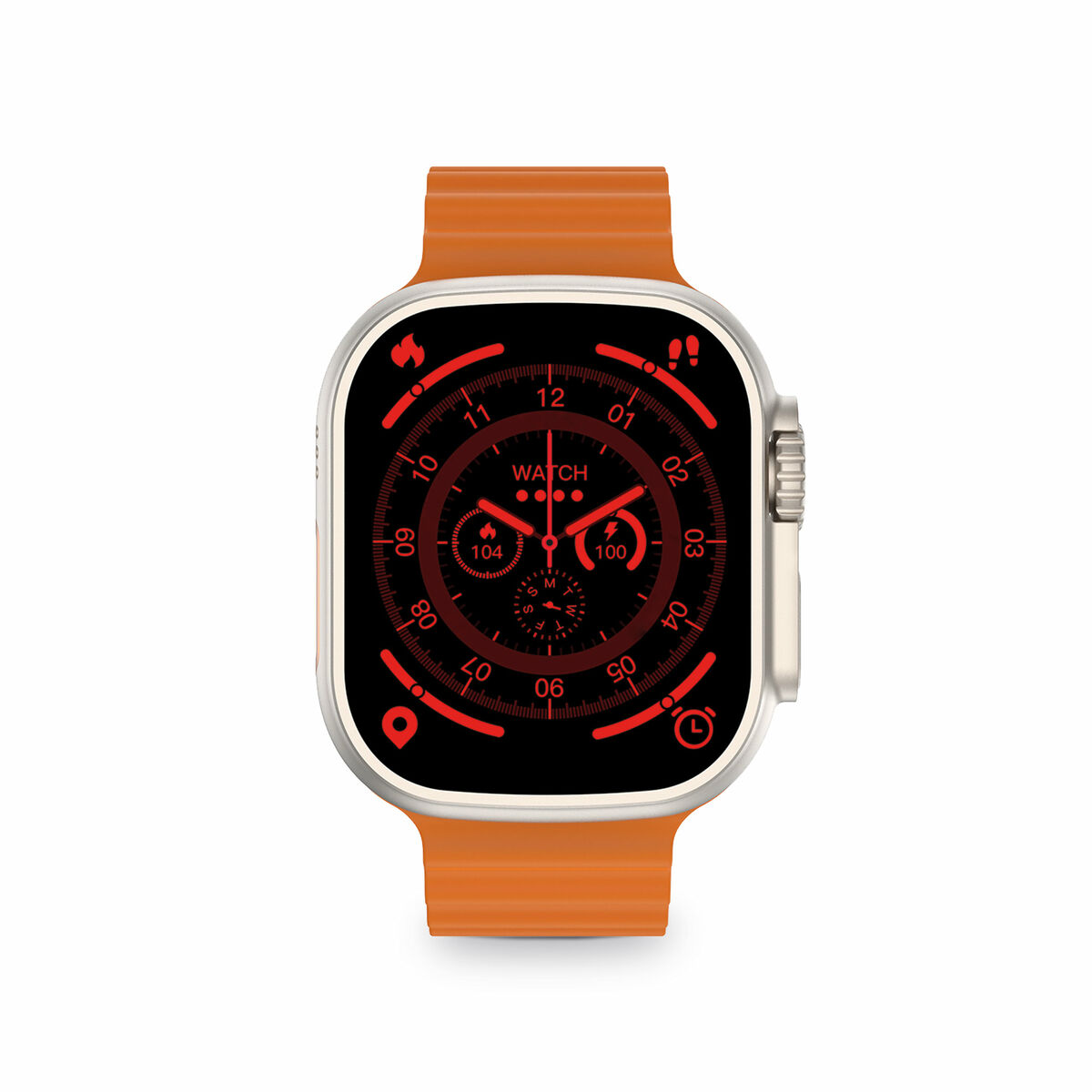 Smartwatch KSIX Urban Plus 2,05" 270 mAh Bluetooth 5.0 Arancio