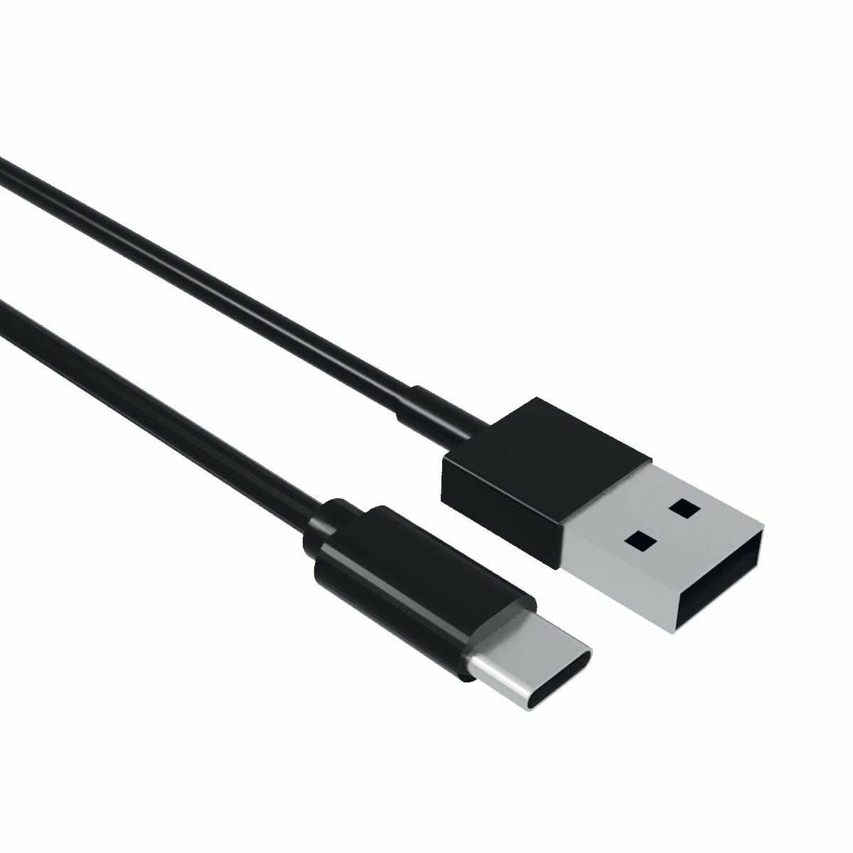 Cavo USB A con USB C Contact (1 m) Nero