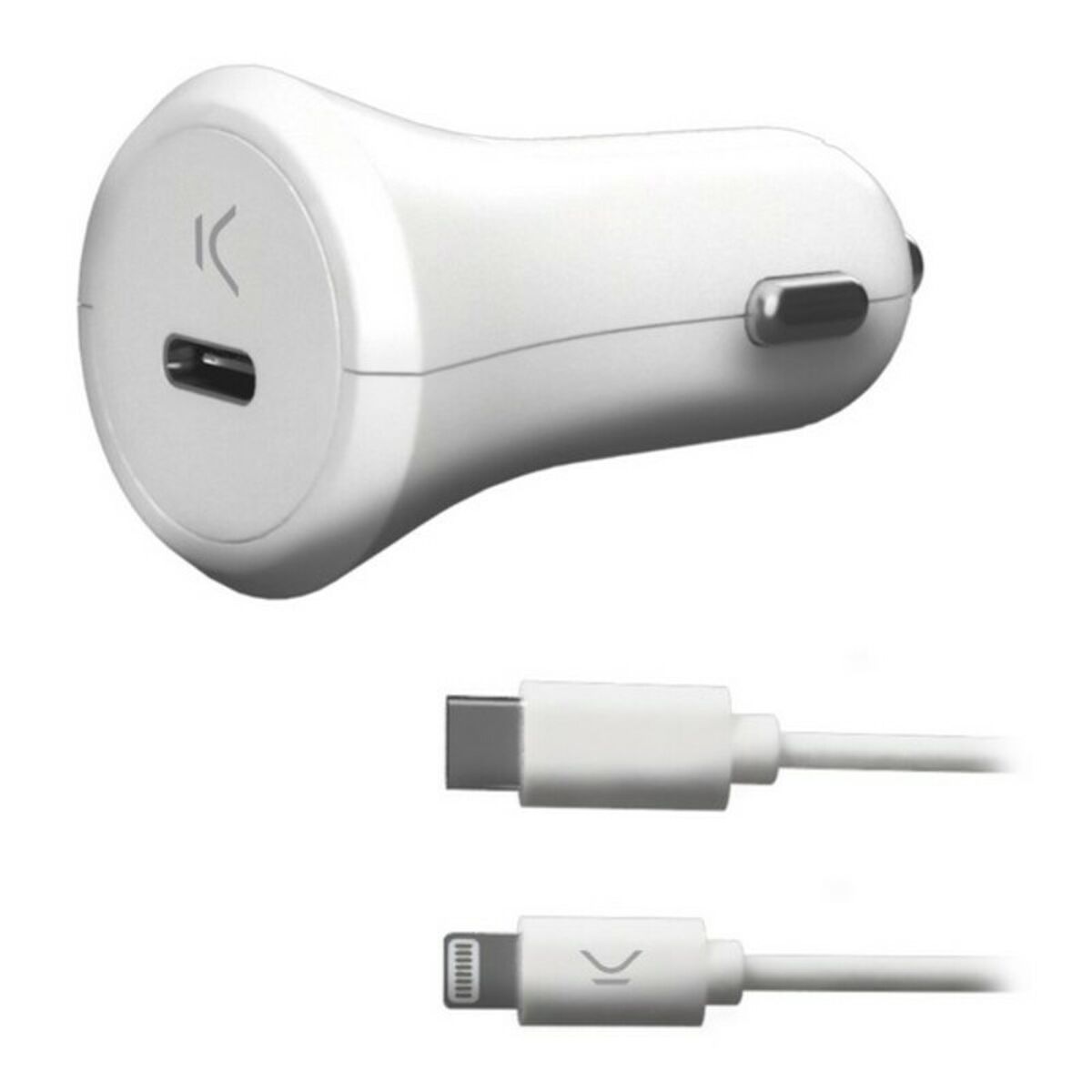 Caricabatterie USB per Auto KSIX Apple-compatible 18W