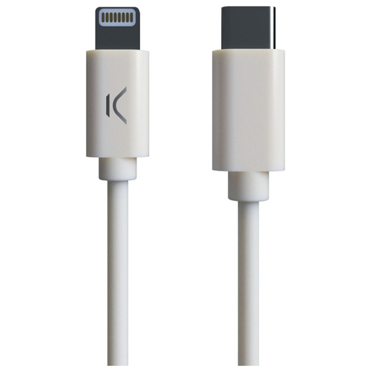 Cavo USB-C a Lightning KSIX MFI (1 m) Bianco