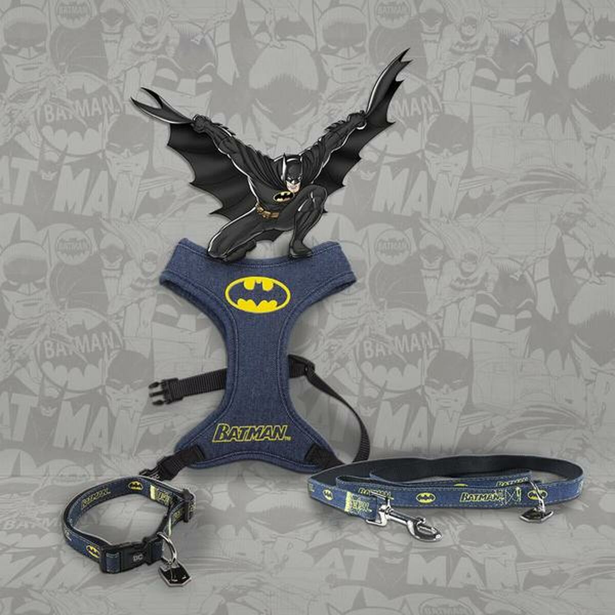 Imbracatura per Cani Batman XXS/XS Azzurro