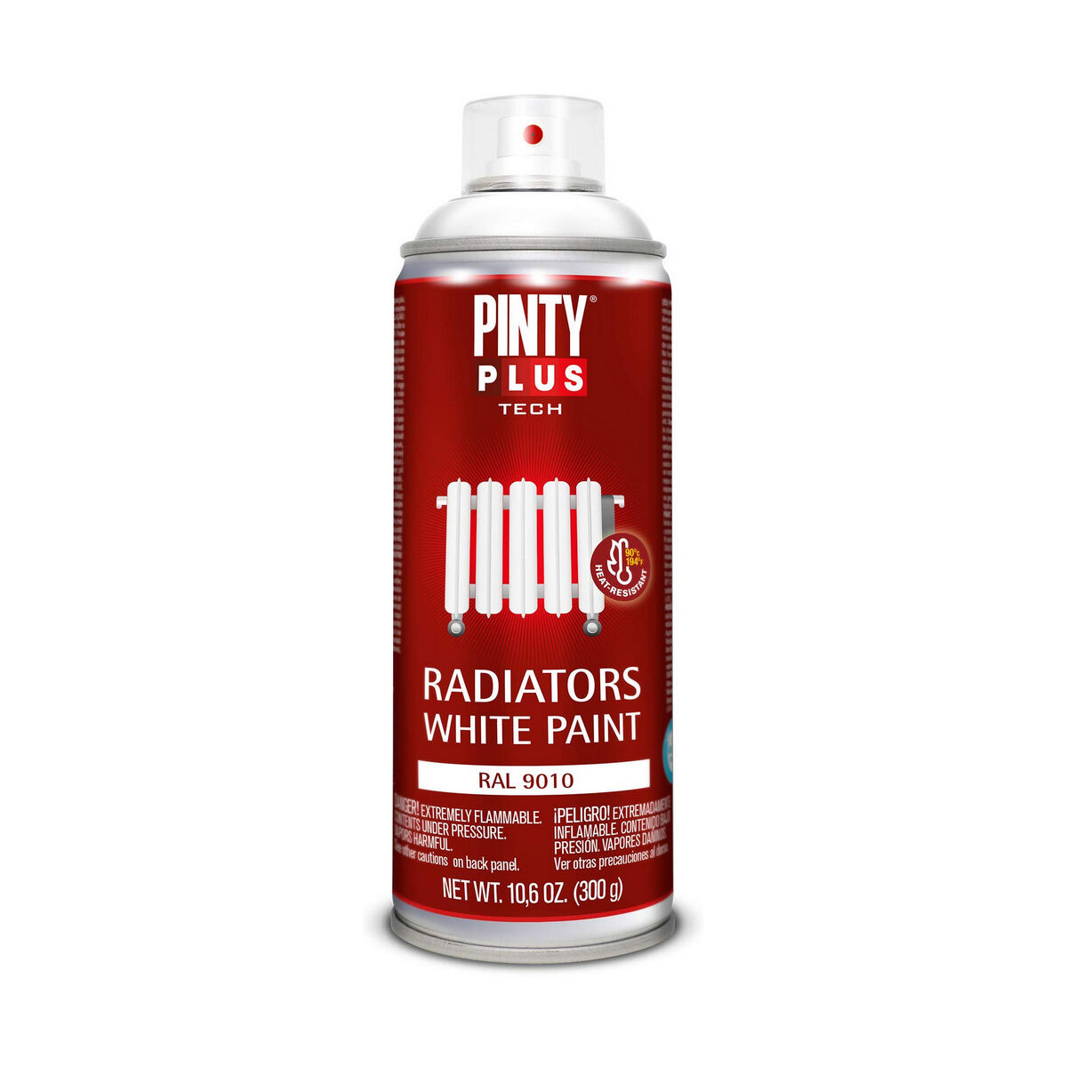 Vernice spray Pintyplus Tech RAL 9010 400 ml Radiatore Bianco