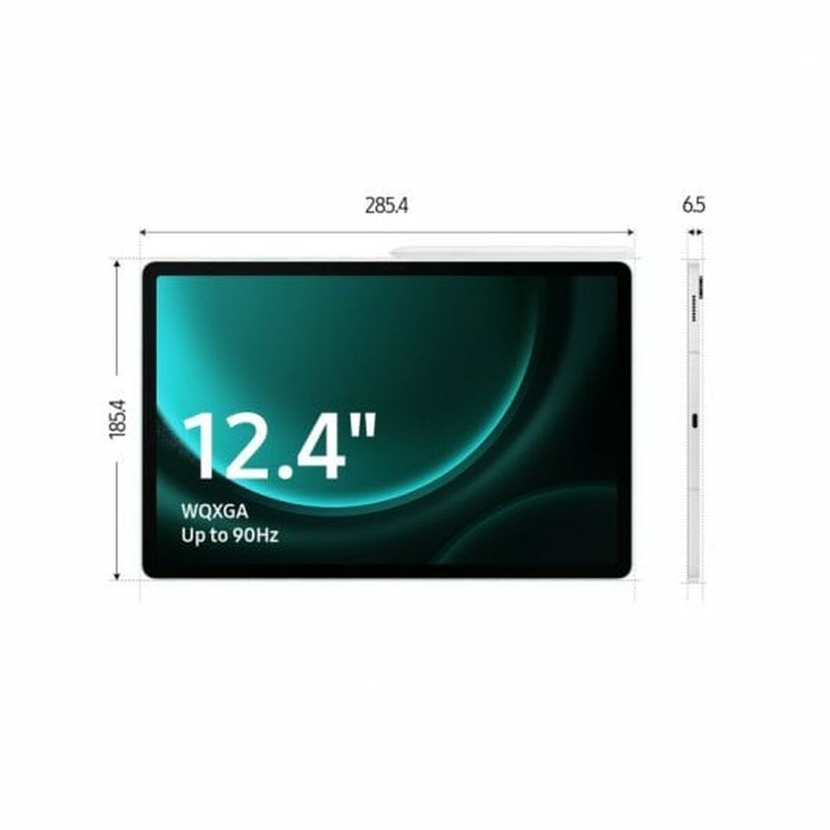 Tablet Samsung Galaxy Tab S9 FE+ 12 GB RAM 12,4" 256 GB Grigio