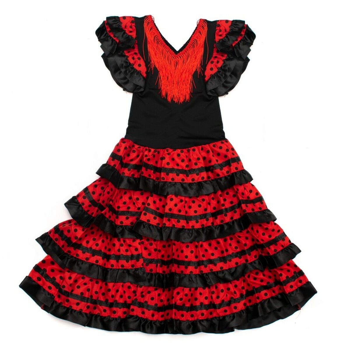 Vestito Flamenco VS-NROJO-LN6