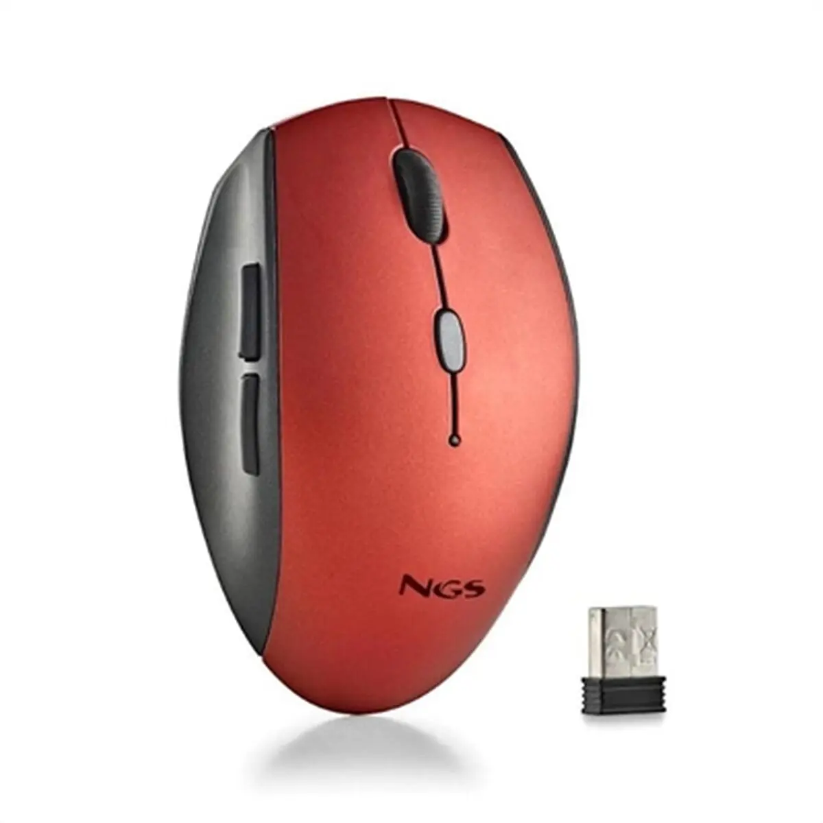 Mouse senza Fili NGS NGS-MOUSE-1230 Rosso