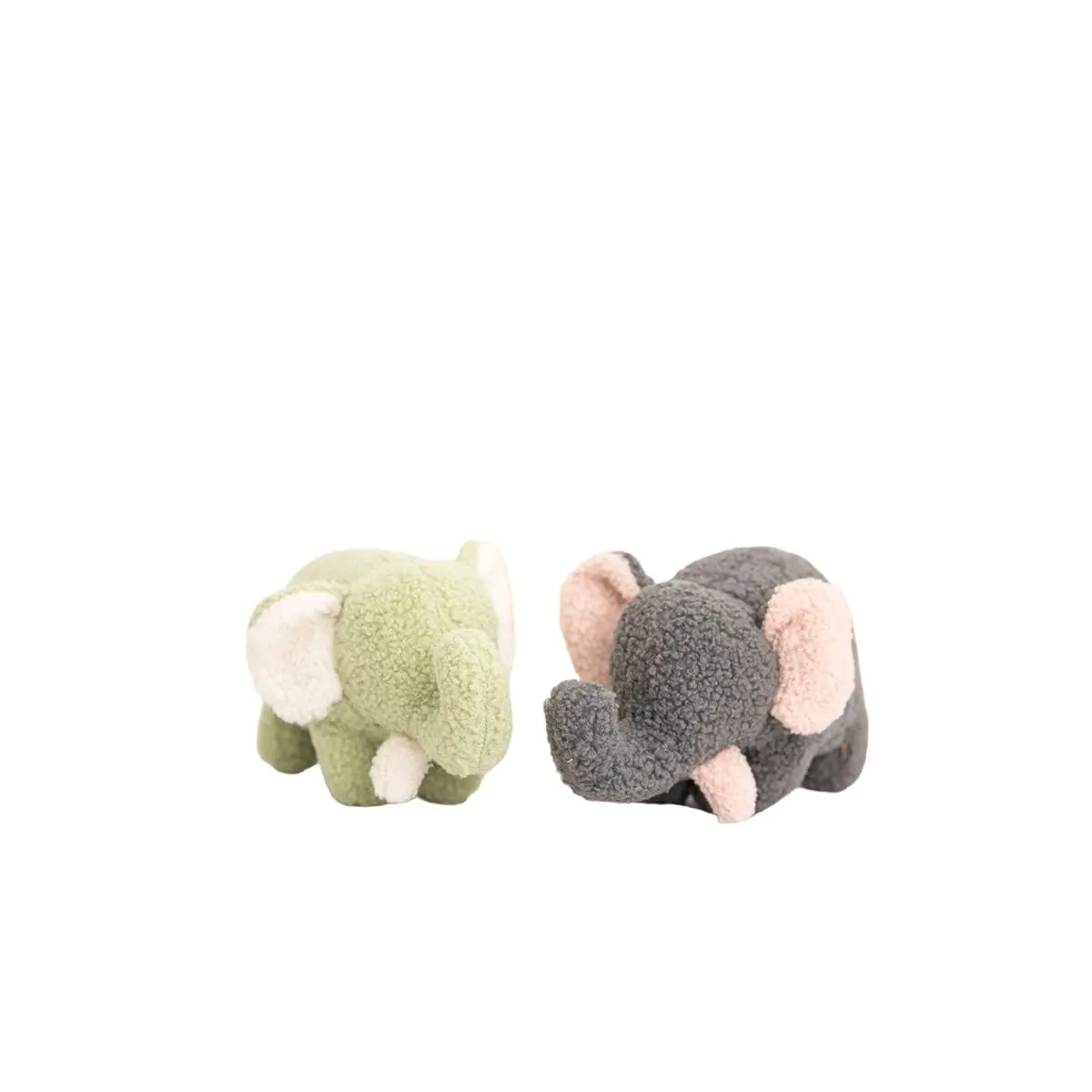 Peluche Crochetts Verde Elefante 27 x 13 x 11 cm 2 Pezzi