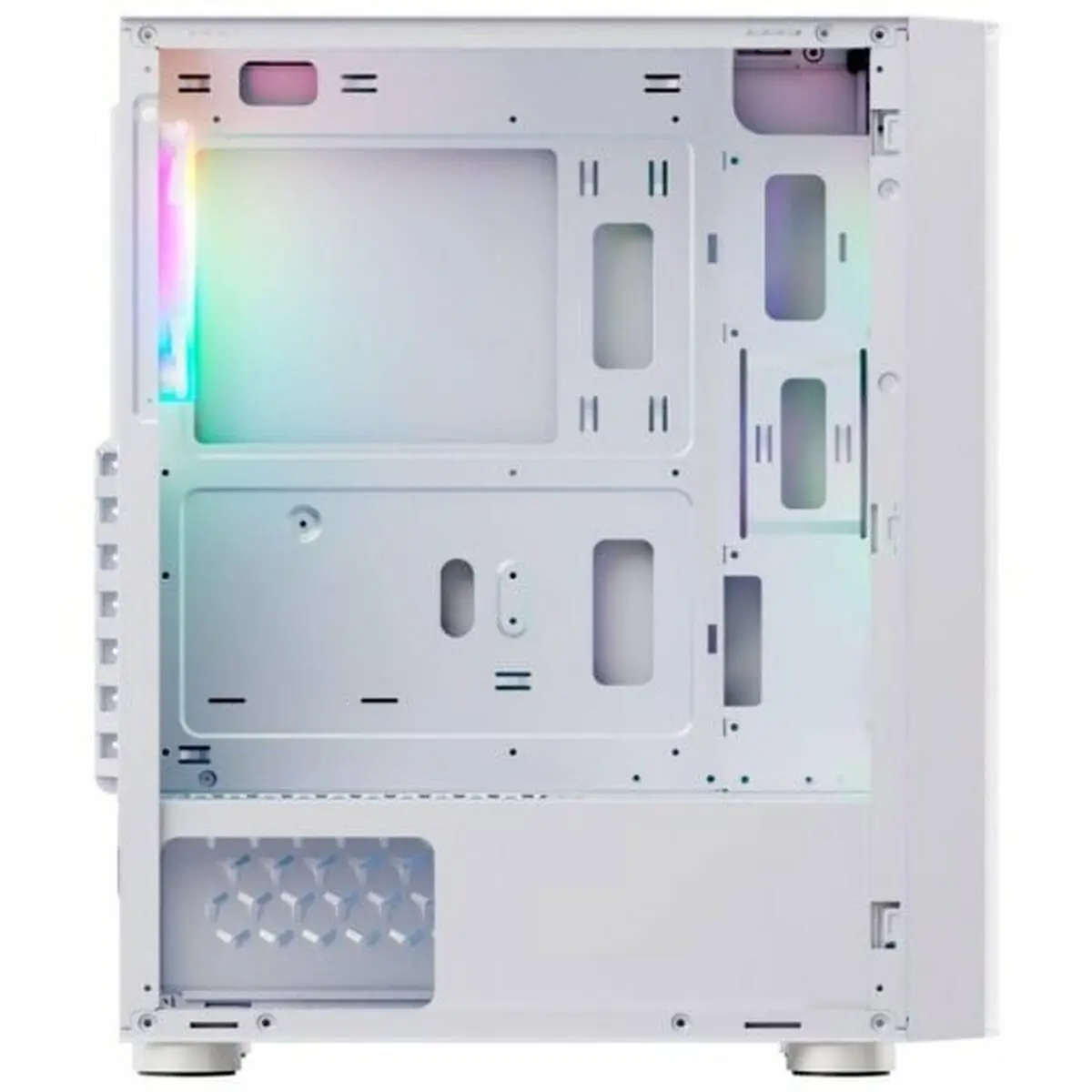 Case computer desktop ATX Tempest Umbra RGB Bianco