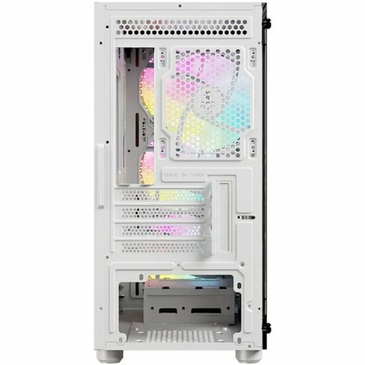 Case computer desktop ATX Tempest Rampart Bianco