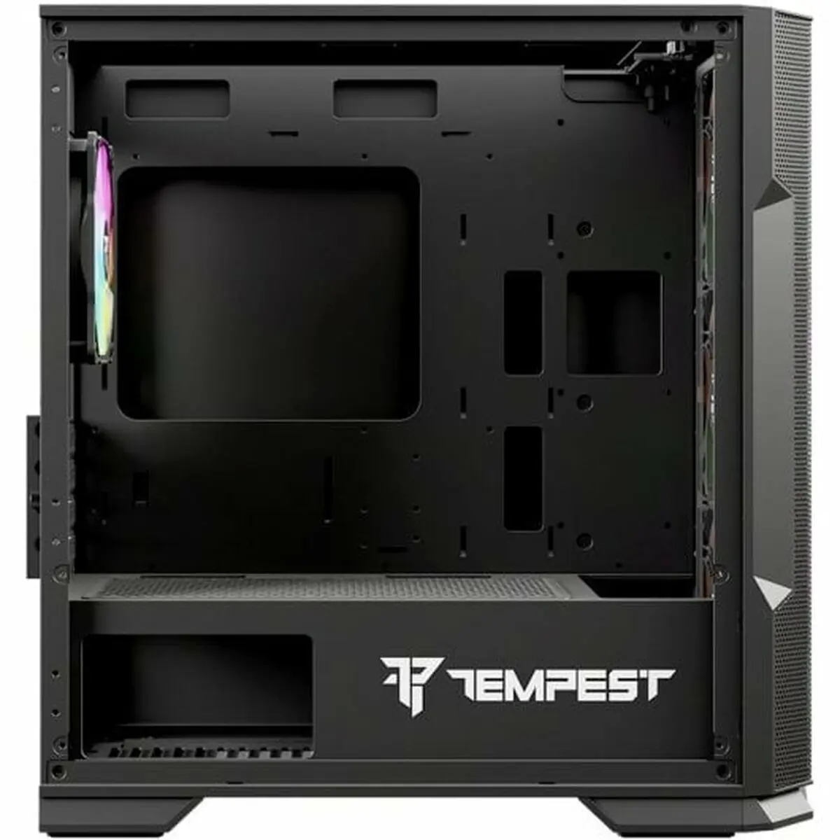 Case computer desktop ATX Tempest Stockade  Nero