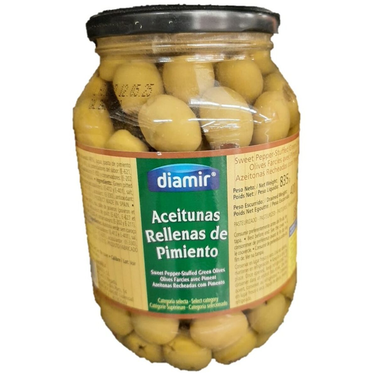 Olive Manzanilla Diamir 835 ml Peperoni