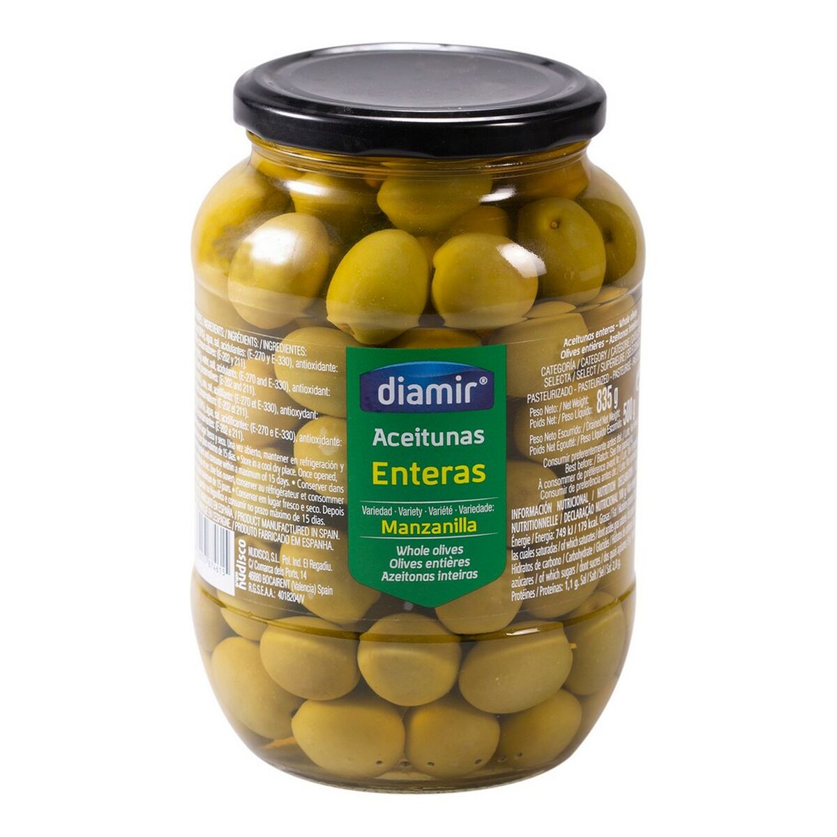 Olive Manzanilla Diamir (850 ml)